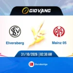 Soi kèo Elversberg vs Mainz 02h30 ngày 31/10/2026 – Bundesliga