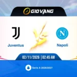 Soi kèo Juventus vs Napoli 02h45 ngày 02/11/2026 – Serie A